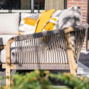 Garden Impressions Alora lounge dining set 3-delig rechts - grey sand