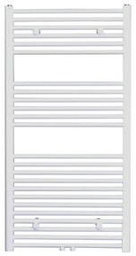 Sanicare design handdoekradiator 60x120cm midden aansluiting wit