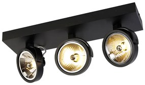 Design Spot / Opbouwspot / Plafondspot zwart verstelbaar 3-lichts - Go Modern G9 Binnenverlichting Lamp