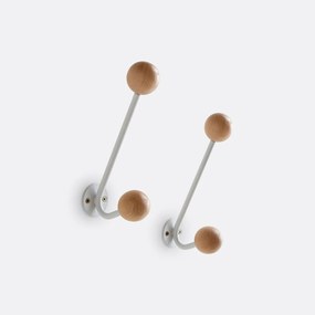 Set van 2 muurkapstokken Agama