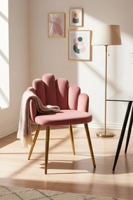 Hand Goud Fluwelen Stoel