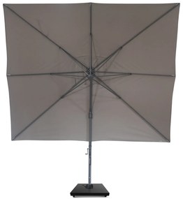 Zweefparasol  3x3.5m S2 Excellent (excl. voet) Transparant Camello Luna