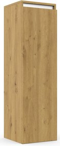 Saqu Gaia halfhoge kast rechts 35x34x120cm naturel eiken