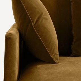 Longchair van fluweel, Lazare