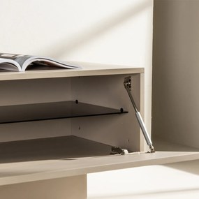 TV Meubel Met Opbergruimte Beige - 160x47x45cm.
