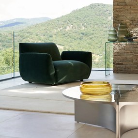 Fauteuil in fluweel, Spogano