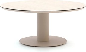 Tuin eettafel Bellagio | Rond | Tuintafel Travertin | Ø150cm | 6 personen | Kees Smit Tuinmeubelen