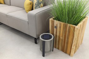 Boavista/Toronto loungebank chaise longue - Nature Grey - 3-delig - rechts