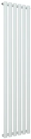 Eastbrook Tunstall verticale radiator 180x63cm Mat wit 1341 watt