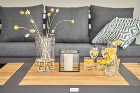 Stoel en Bank Loungeset 5 personen Aluminium Grijs Lifestyle Garden Furniture Marietta