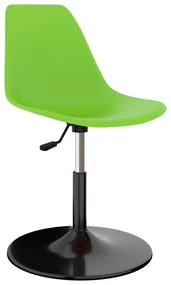 vidaXL Eetkamerstoelen 2 st draaibaar PP groen