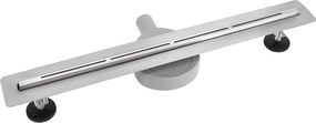 Lineaire afvoer Rea FILO Brush Steel 60