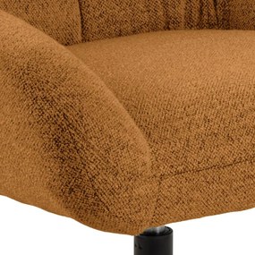 Draaibare Fauteuil Caramel Boucle