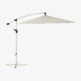 Parasol In Stof En Staal (ø295 Cm) Gerran Tapioca Beige - Sklum