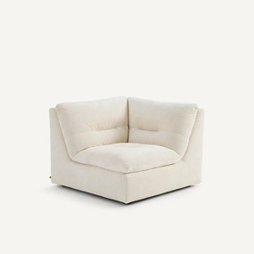 Modulaire 90° hoek in chenille fluweel, GIULIANO