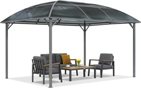 Metalen tuinhuisje Dominican 3x4 Garden Point antraciet