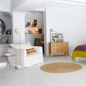 Fauteuil XL gekreukt linnen, Neo Chiquito