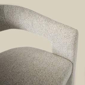 Wabi Sabi Eetkamerstoel Beige Volledig Stof