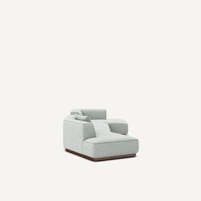 Open hoekbank rechts XL in gevlekt canvas, JACOPO