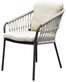 SUNS Nappa dining tuinstoel camel sand - natural gravel