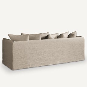 Bankhoes in gekreukt linnen Néo Chiquito