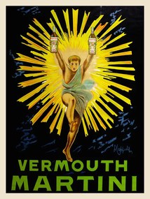 Kunstreproductie Vermouth Martini (Vintage Bar Ad) - Leonetto Cappiello, (30 x 40 cm)
