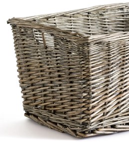 Set van 2 manden in gevlochten rotan, Semra