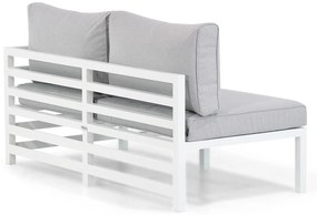 Hoek loungeset 5 personen Aluminium Wit  Domani Furniture Linde