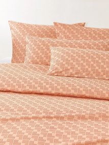 Perkal katoenen dekbedovertrek Inki met geometrische print