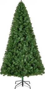 VEVOR Kunstkerstboom, 1,8 m, PVC kerstboom, levensecht, met 1250 takpunten en stevige metalen standaard voor thuis, feest en kantoordecoratie