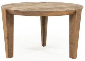 Eleonora Davina Ronde Salontafel Mangohout 60 Cm - 60 X 60cm.