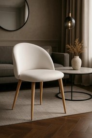 Vint kunstleren stoel