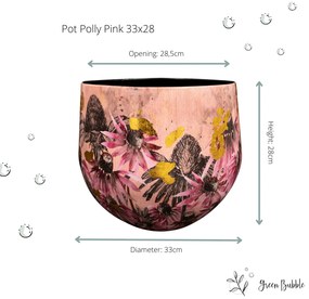 Designed by Lammie Pot Polly roze