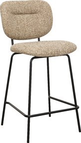 Moderne Barkruk Beige Boucle