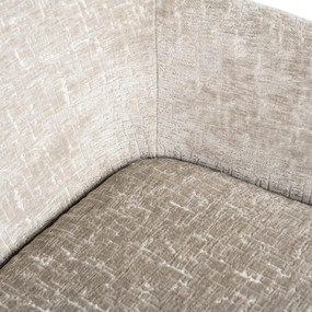 Richmond Interiors Marlon Eetkamerstoel Met Ronde Trompet Voet Pearl Beige