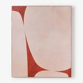 Decoratief Schilderij (100x120 Cm) Gedrukt Op Elisa Canvas Beige – Crème - Sklum