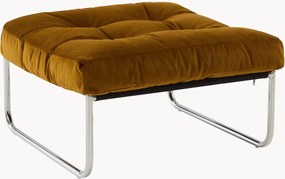 Gestoffeerde chenille voetenbank Burleson