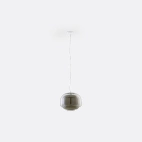 Hanglamp in gekleurd glasØ30,5 cm, Kinoko