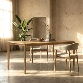 Eiken Eettafel Scandinavisch Design 200 X 90 Cm - 200 X 90cm.