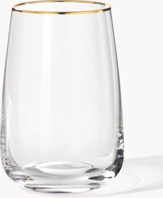 Mondgeblazen longdrinkglazen Ellery, 4-delig