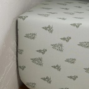 Hoeslaken in perkalkatoen, omslag 30 cm, Orvaz