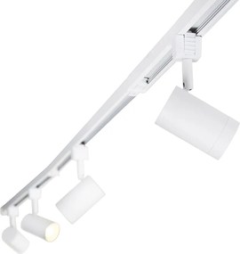 Smart 1-fase railsysteem met 14 spots wit incl. Wifi GU10 - Iconic Jeana
