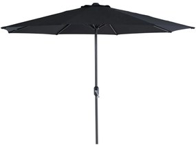 Garden Impressions Lotus parasol Ø300 cm - zwart