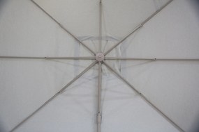 Zweefparasol  3x3.5m S2 Excellent (excl. voet) Taupe-naturel-bruin Camello Luna