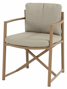 4 Seasons Outdoor Marina tuinstoel amber SALE Tuinstoel taupe weerbestendig