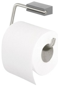 Tiger Cliqit toiletrolhouder donkergrijs/RVS