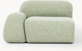 Bouclé hoekmodule Wolke