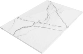 Mexen Hugo rechthoekige SMC douchebak 100 x 80 cm, witte steen - 42158010