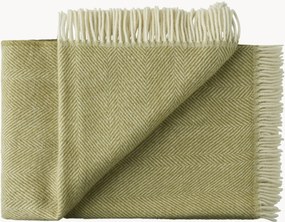 Wollen plaid Rømø met franjes