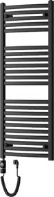 Mexen Helios elektrische radiator 1200 x 500 mm, 600 W, zwart - W103-1200-500-2600-70